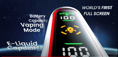 Geek Bar Pulse 15000 Puffs Display Screen Details