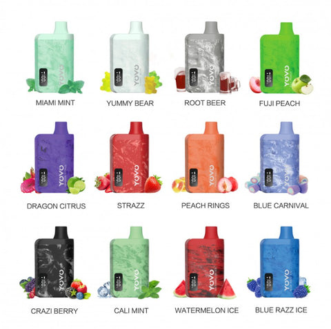 Yovo JB8000 Flavours