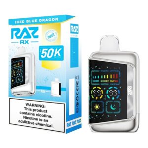 Iced Blue Dragon RAZ RX 50000 Puffs