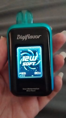 Shannon M. video review of Sour Watermelon Blue Razz Digiflavor Sky 25000 Puffs